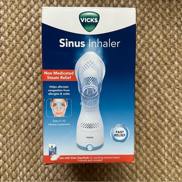 Vicks Personal Sinus Steam Inhaler with Soft Face Mask – Face Humidifier - Picture 7 of 9